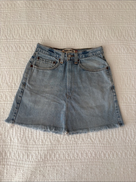 Levi's Dresses & Skirts - Levi's 505 Regular Fit, Light Blue Denim Mini Skirt